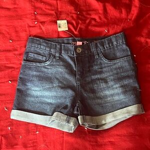 Place Blue Jean Shorts with Rolled Hem